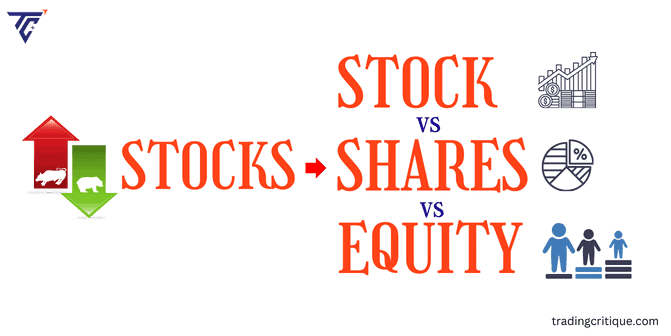 Stocks vs Shares vs Equity